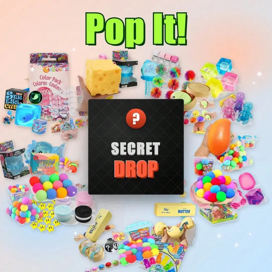 Assorted Squishy Figures Blind Box 100+ Pieces — Party Favor Set