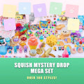 Assorted Squishy Figures Blind Box 100+ Pieces — Party Favor Set