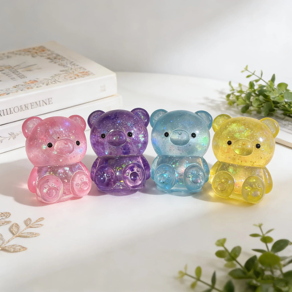 Iridescent Bear Squishy Toy