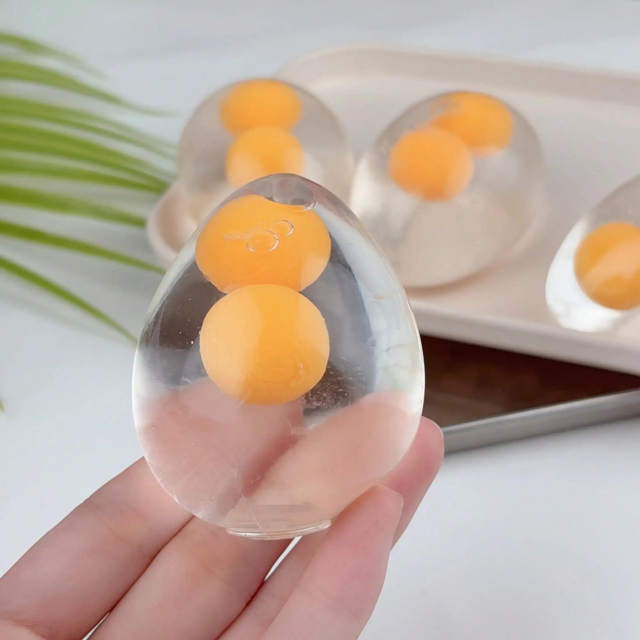 Liquid Egg Yolk Squishy Stress Ball — Random Color