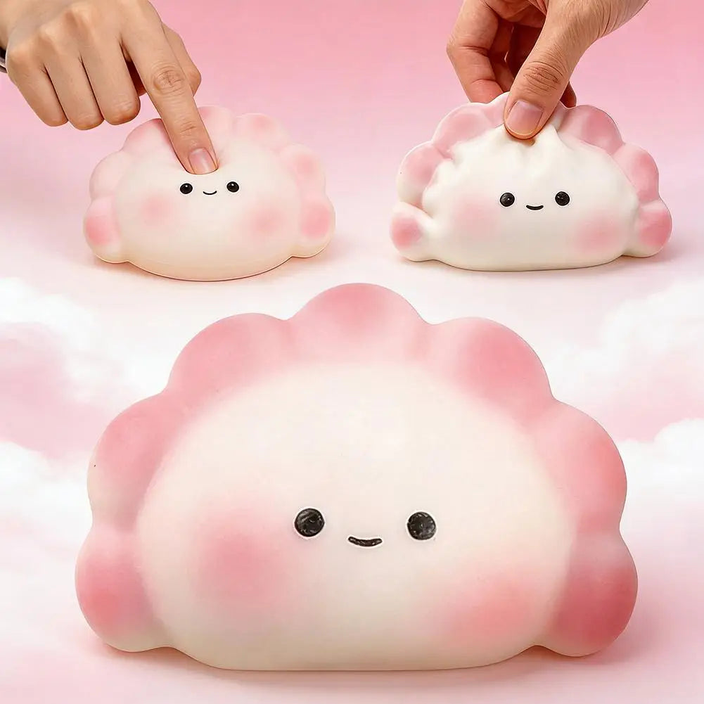 Kawaii Steam Bun Dumpling Squishy — Slow Rising Gift Toy