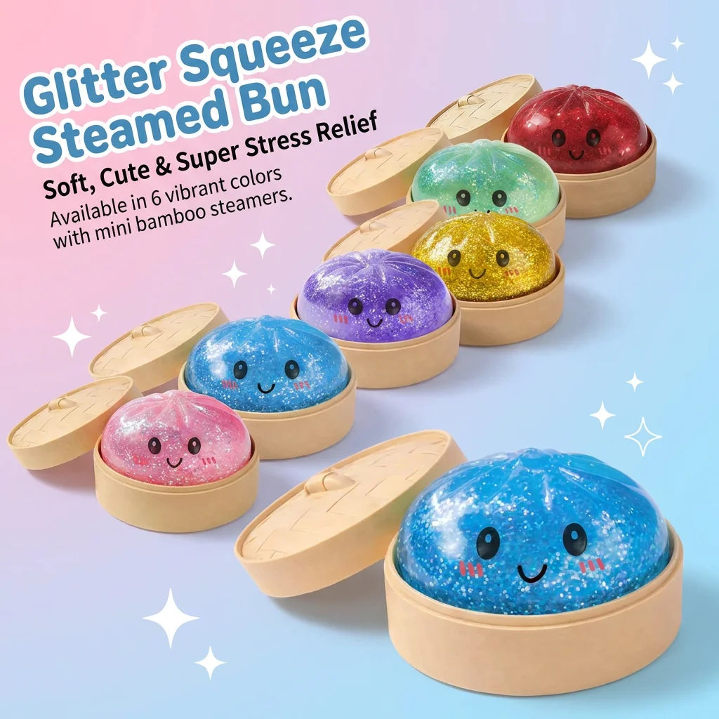 Colorful Simulated Dumpling Squishy Blind Box — Slow Rebound