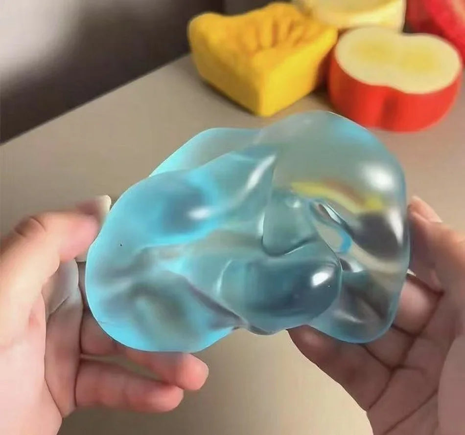 Green Apple Stress Ball Squishy — ADHD Autism Slow Rebound Fidget Toy