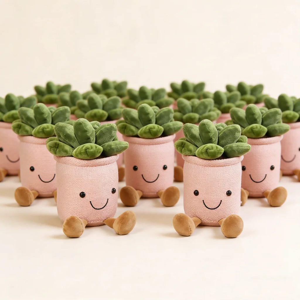 Succulent Plant Plush Pillow Set