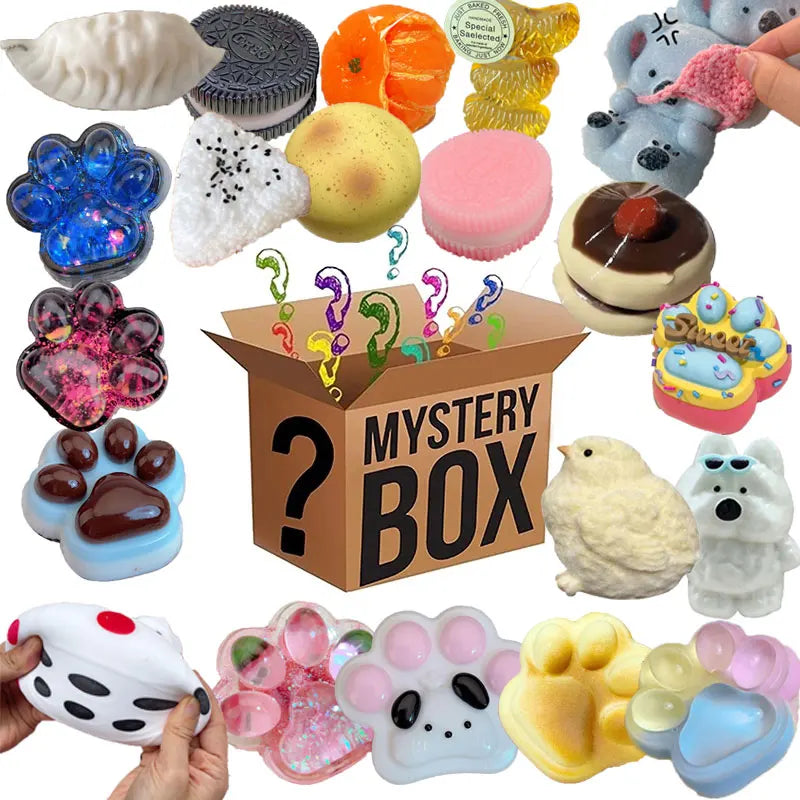 Mystery Cat Paw Squishy Toy