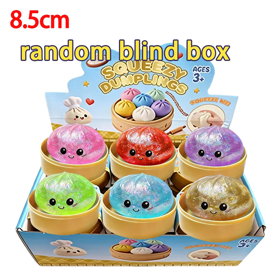 Colorful Dumpling Squishy Blind Box — Slow Rebound Dopamine Toy