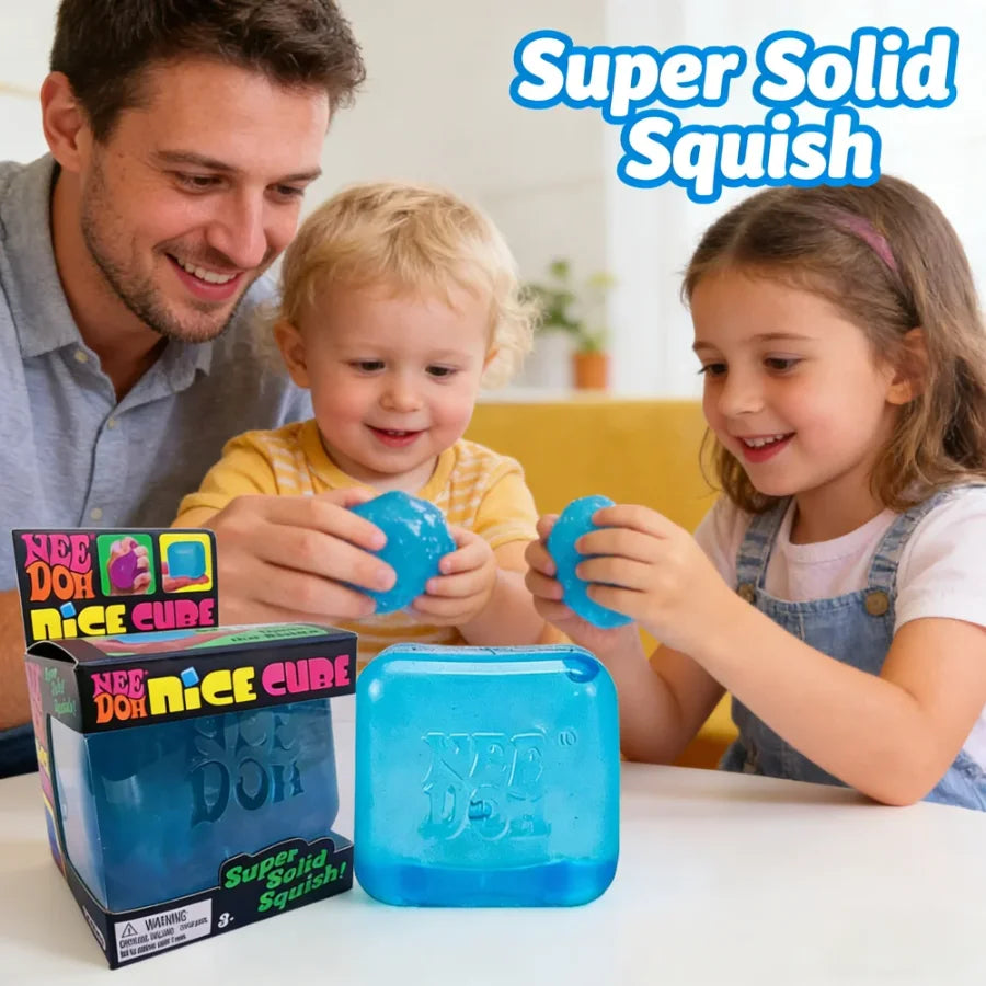 Ice Maltose Squeeze Cube — Soft Sensory Fidget Toy