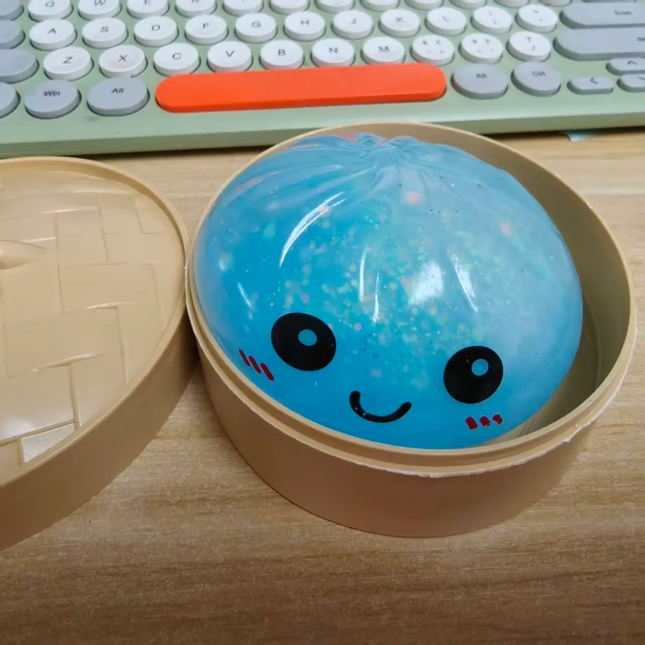 Hot Selling Glitter Dumpling Mochi Squishy — Collectible Party Gift