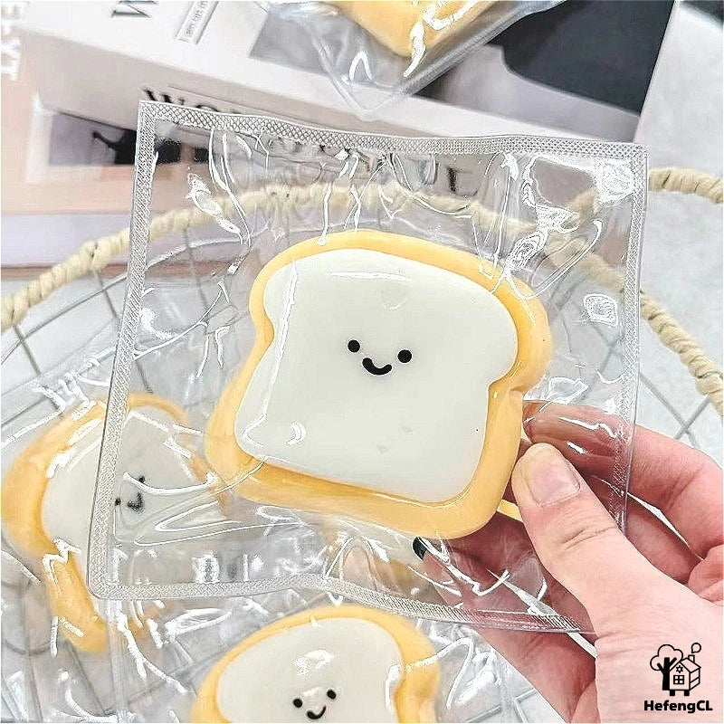 Soft Toast Bread Squishy Squeeze Toy