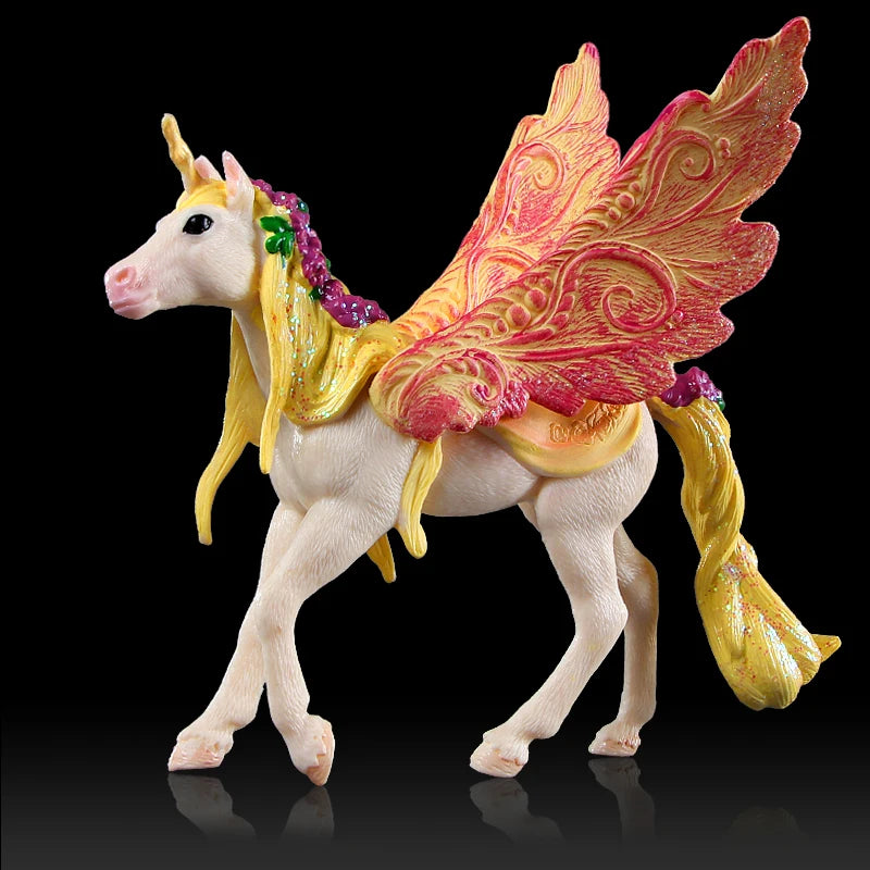 Rainbow Pegasus Unicorn Figure - Fairy Tale Collectible