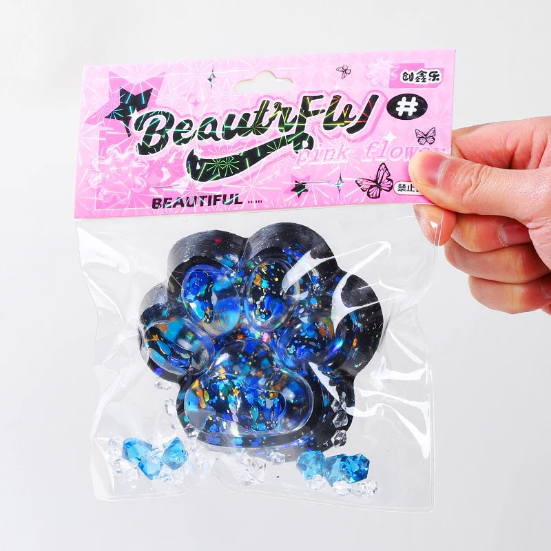 Kawaii Taba Cat Paw Squishy — Slow Rising Sensory Stress Relief Toy