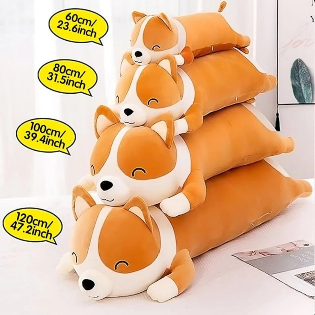 Shiba Inu Plush Body Pillow