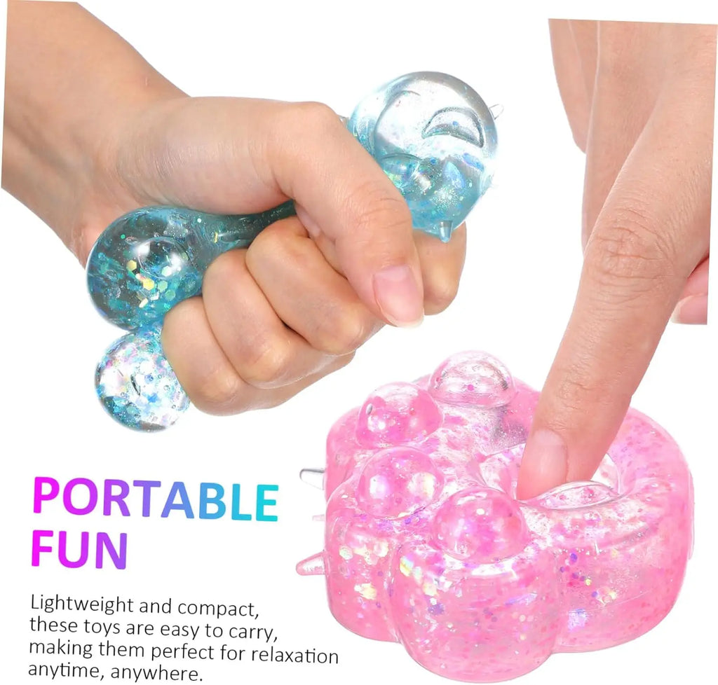 Sequin Cat Paw Squishy Toy