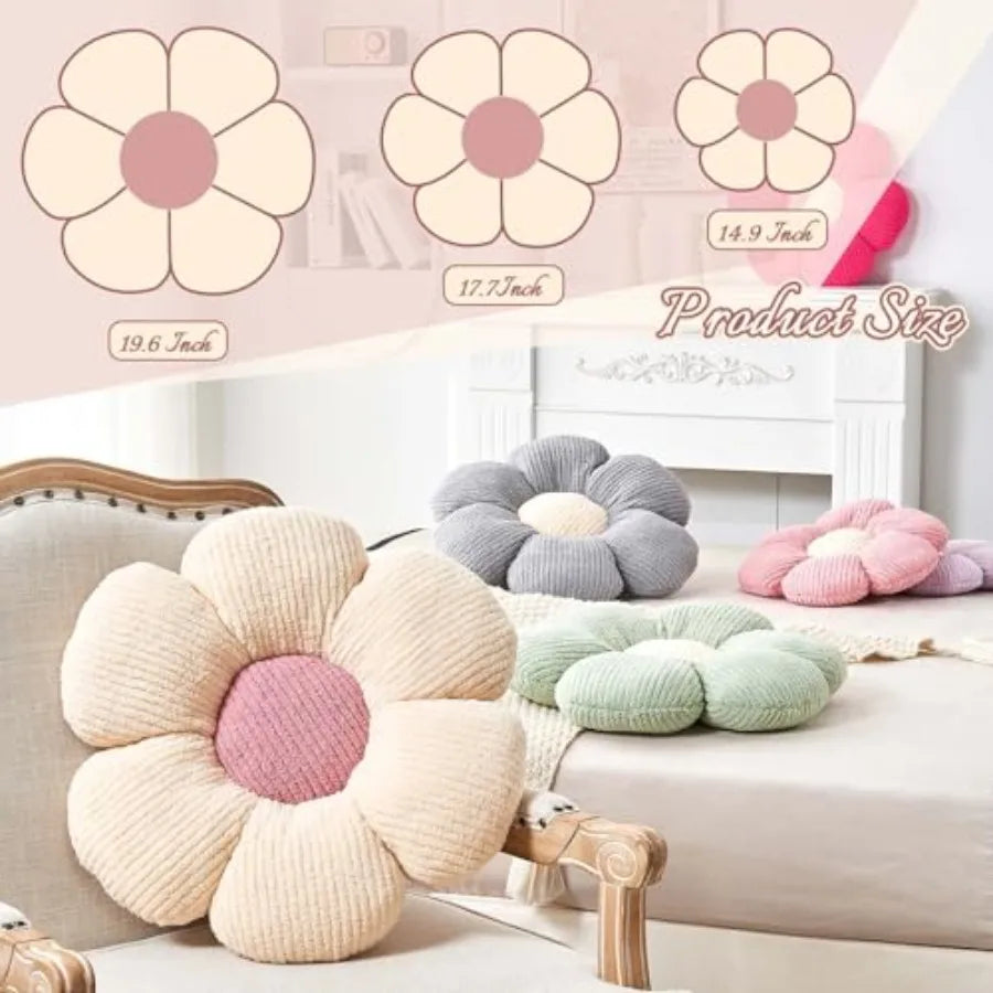 Flower-Shaped Floor Pillow
