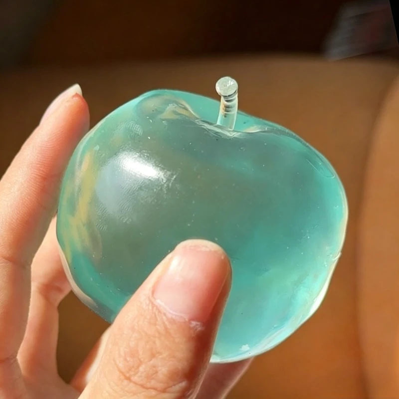 Apple Moldable Stress Ball Coconut Oil Squishy — ASMR Sensory Toy