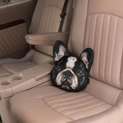 3D Dog-Shaped Car Neck Pillow