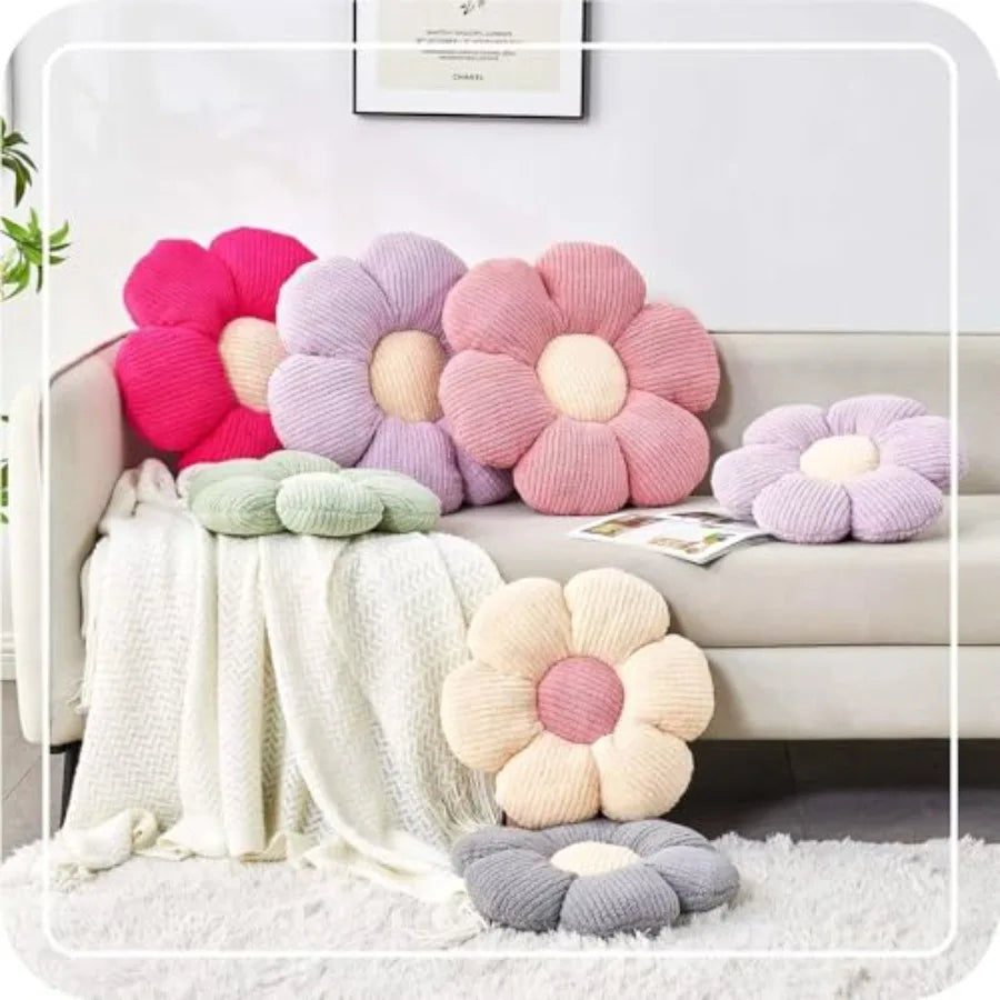 Flower-Shaped Floor Pillow