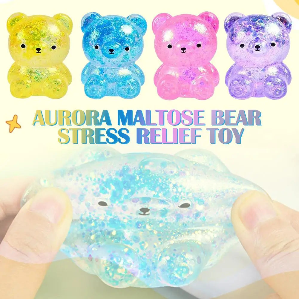 Glitter Capybara Squishy Toy