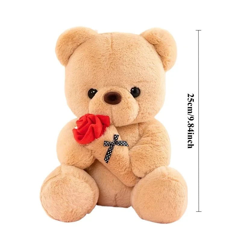 Rose Bear Plush Gift