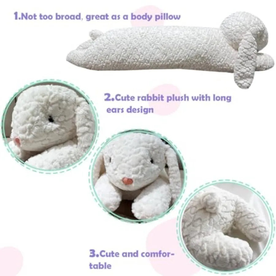 Long Rabbit Plush Body Pillow