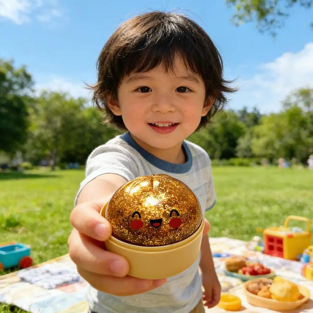Giant Dumpling Squishy with Bamboo Steamer — 1 Piece | Pick 1 of 21 Colors | Ships Same Day USA