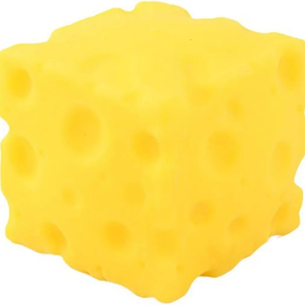 Large Cheese Block Squishy (7cm) — Slow Rebound Toy