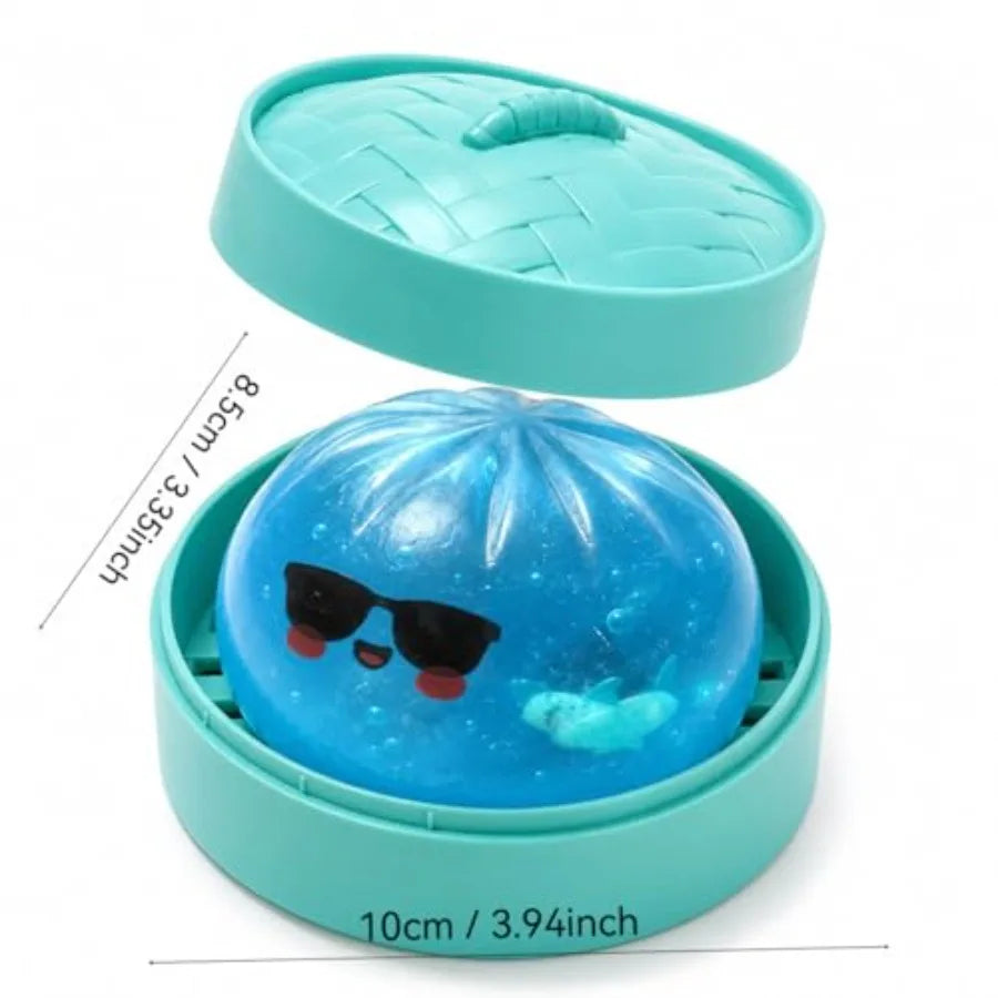 Shark Dumpling Squishy Mystery Box — Random Color (1 of 7 Styles)
