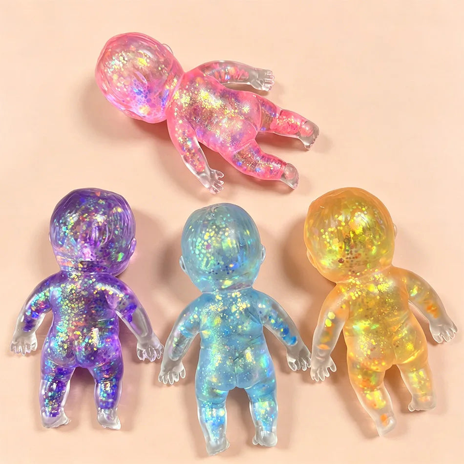 Glitter Baby Squishy — Slow Rebound Fidget Toy