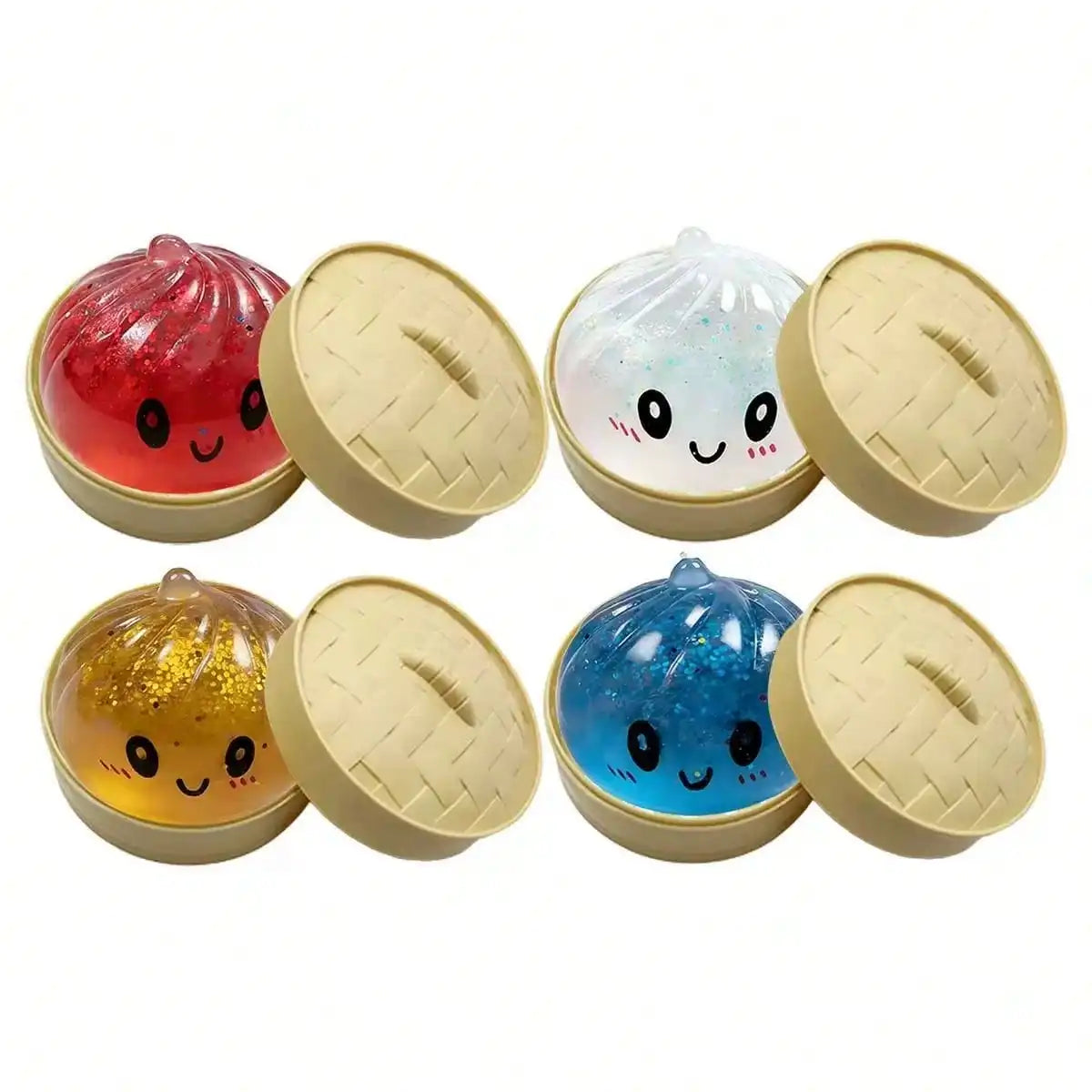 Sequin Glowing Dumpling Squishy Mystery Gift Box