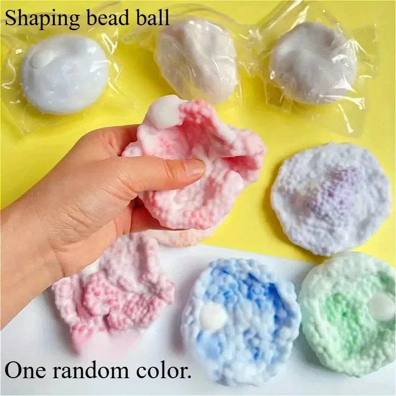 Handmade Noisy Squeeze Ball — ASMR Slow Rebound Toy (6.5cm)