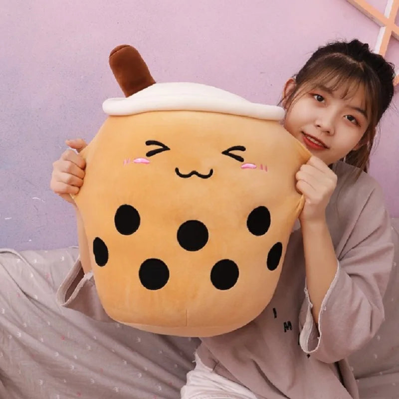 Boba Milk Tea Plush Pillow