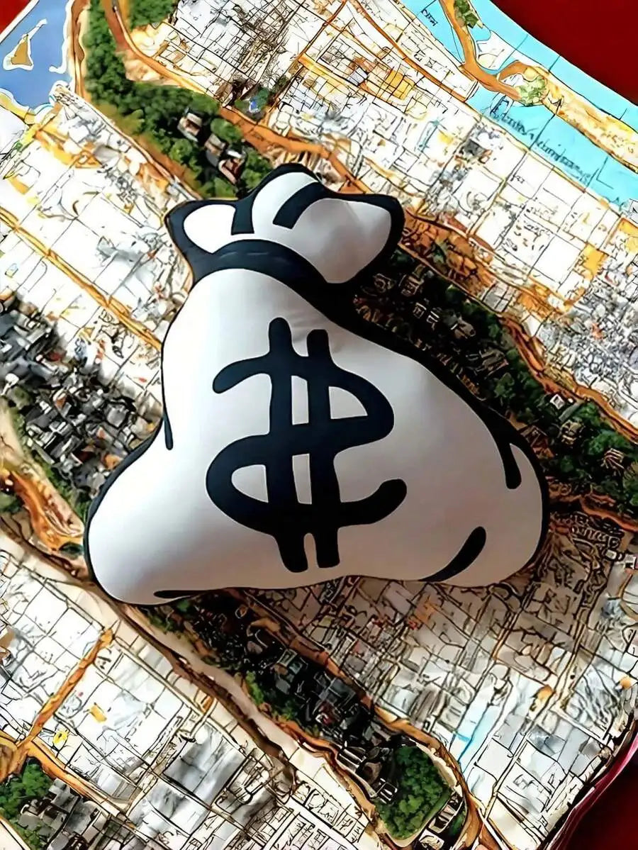 Money Bag Novelty Pillow