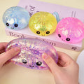 Hot Selling Glitter Dumpling Mochi Squishy — Collectible Party Gift