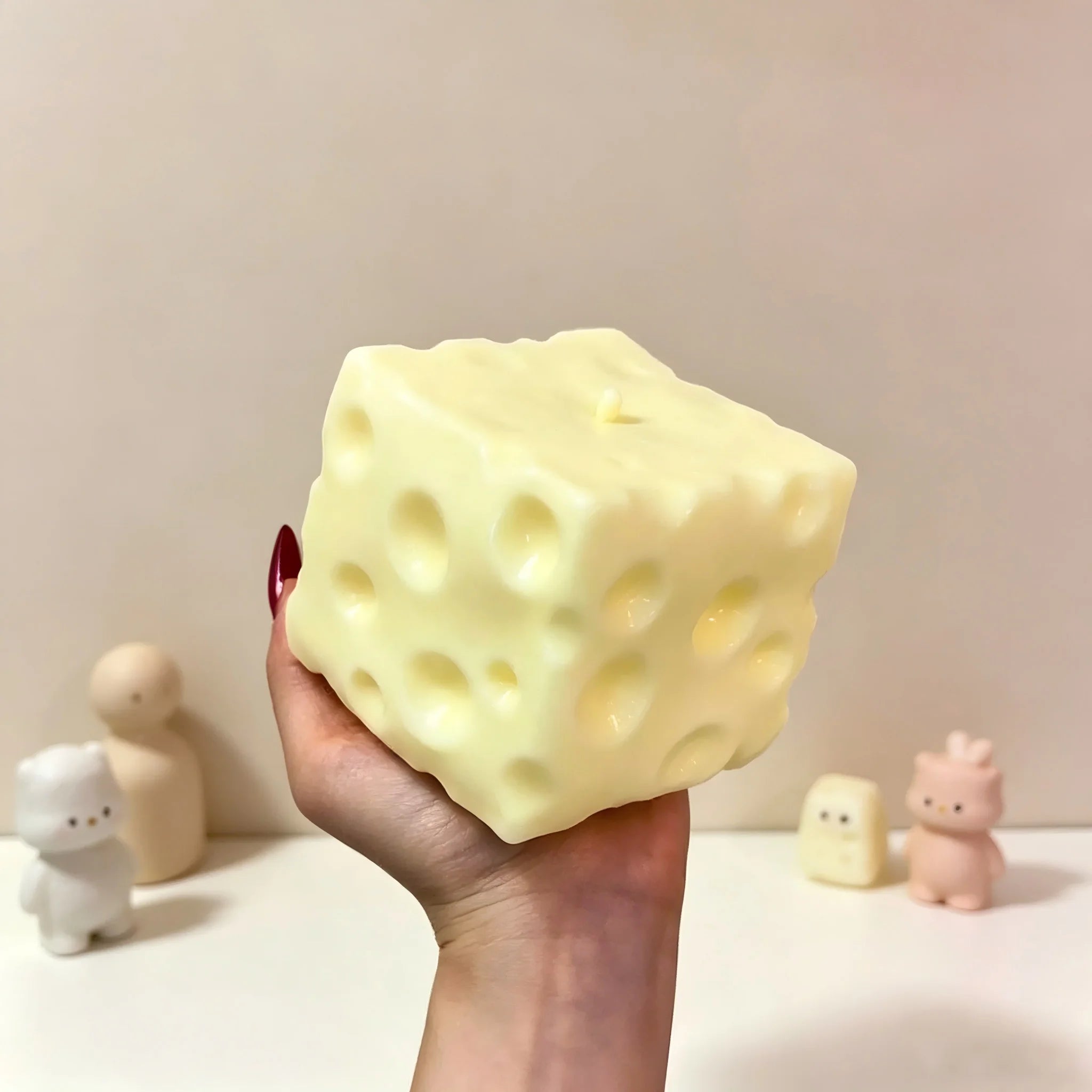 Giant Cheese Cube Squishy