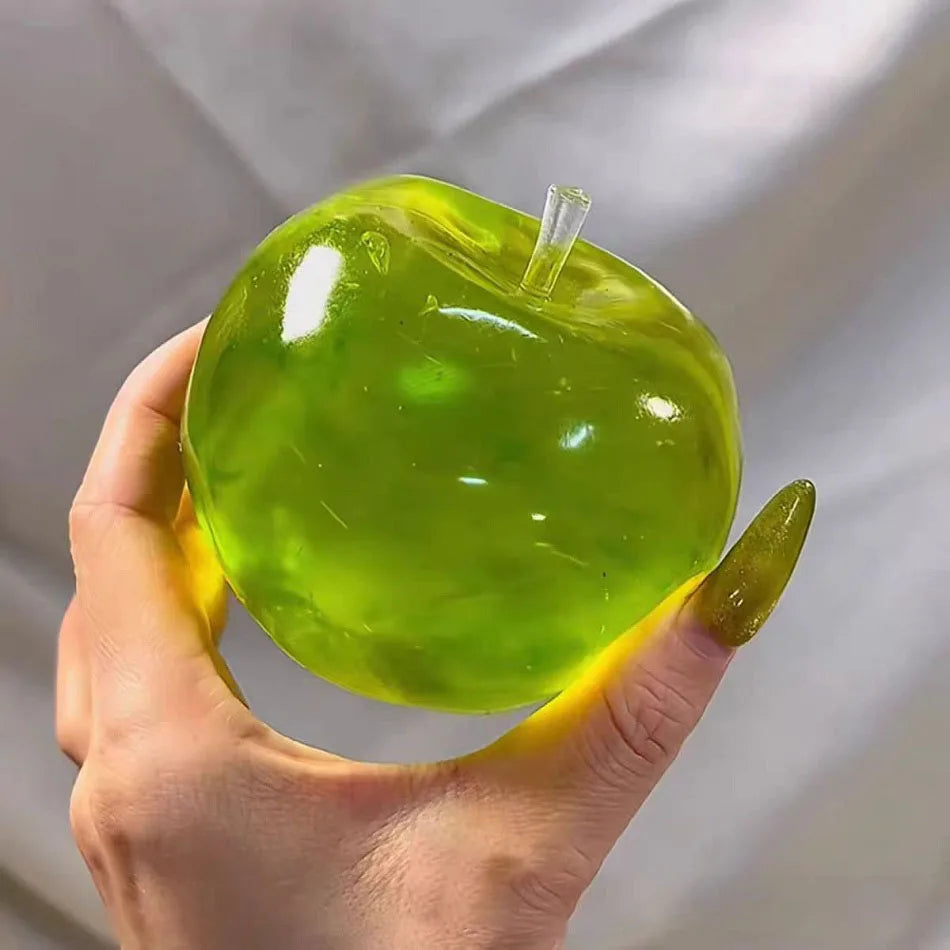Green Apple Stress Ball Squishy — ADHD Autism Slow Rebound Fidget Toy