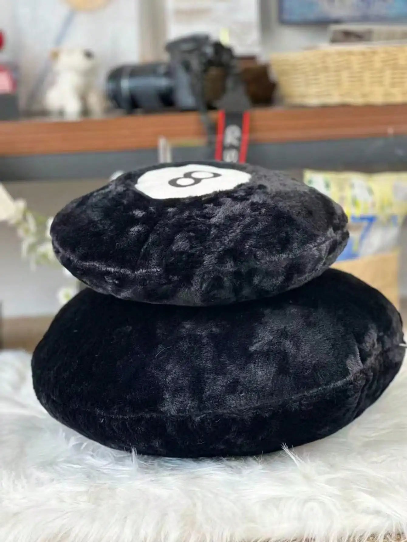 8-Ball Billiard Plush Pillow