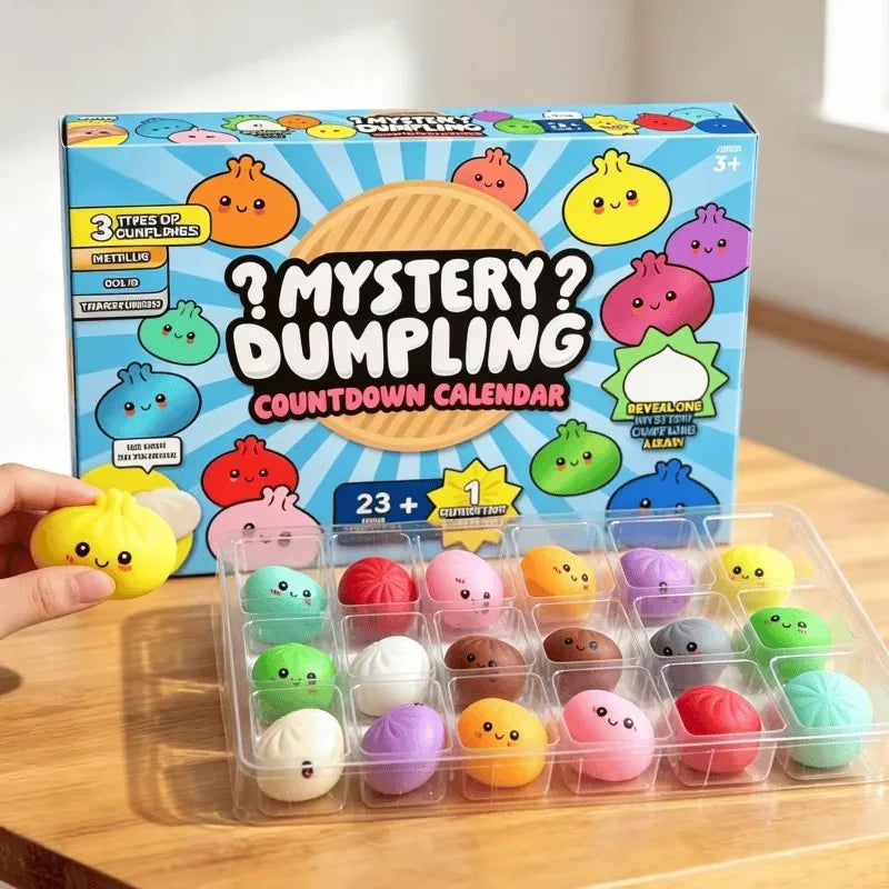 Dumpling Squishy 24-Day Advent Calendar Mix — Holiday Blind Box