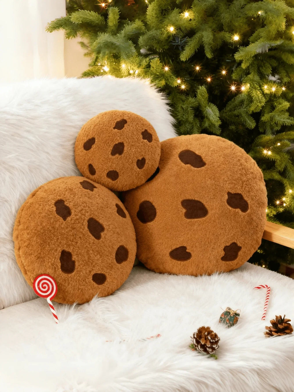 Chocolate Chip Cookie Pillow