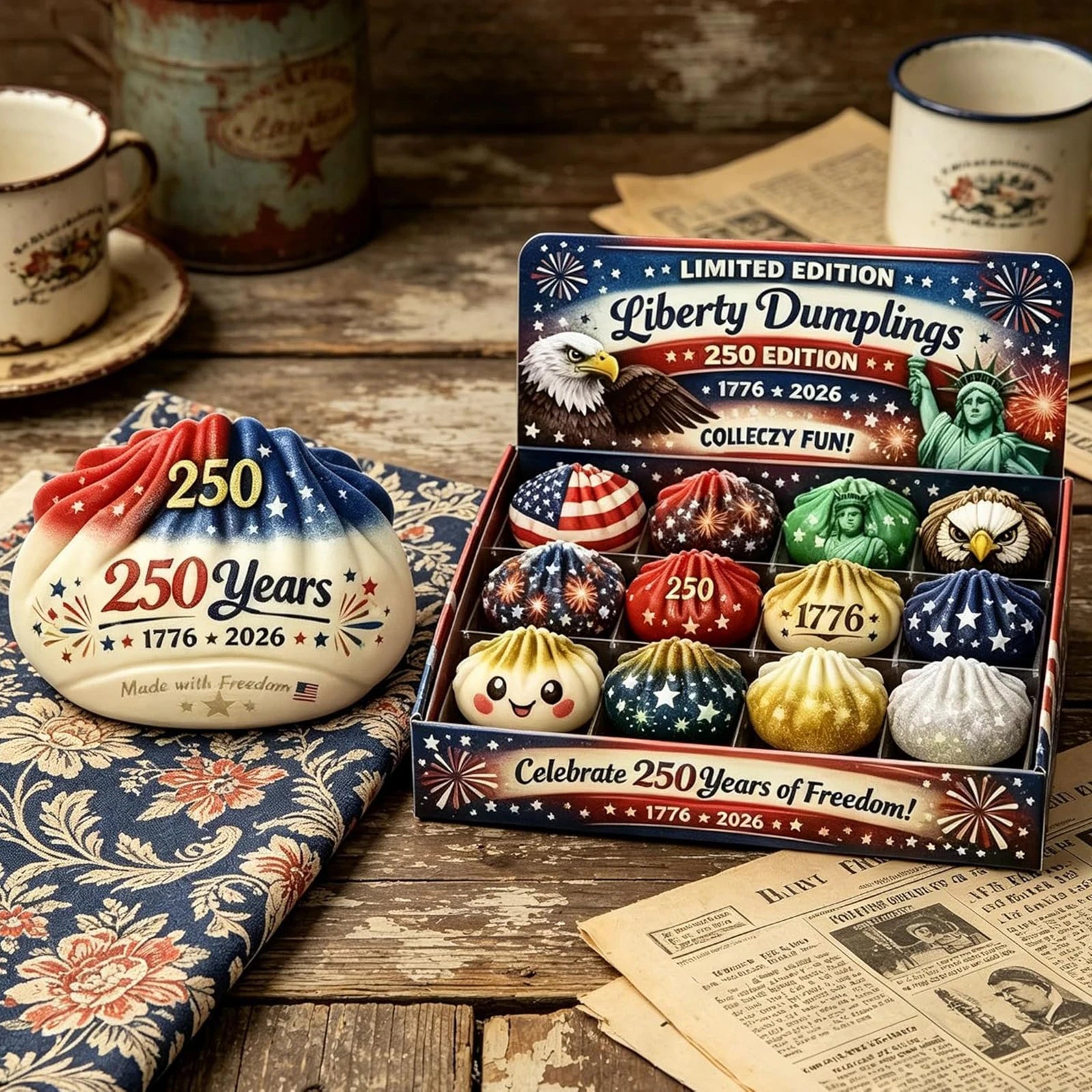 Liberty Dumplings Commemorative Set (12-Pack)