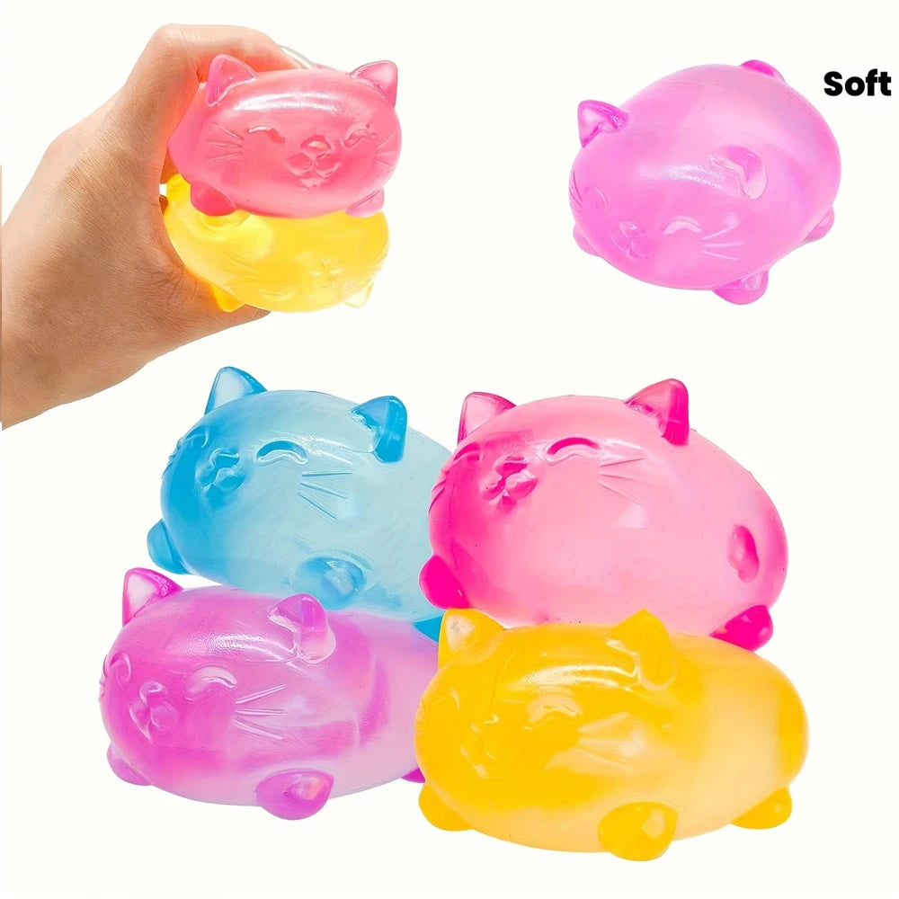 Mini Cute Cat Maltose Decompression Toy — Non-Toxic Pressure Relief