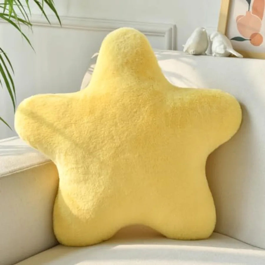 Plush Star Throw Pillow