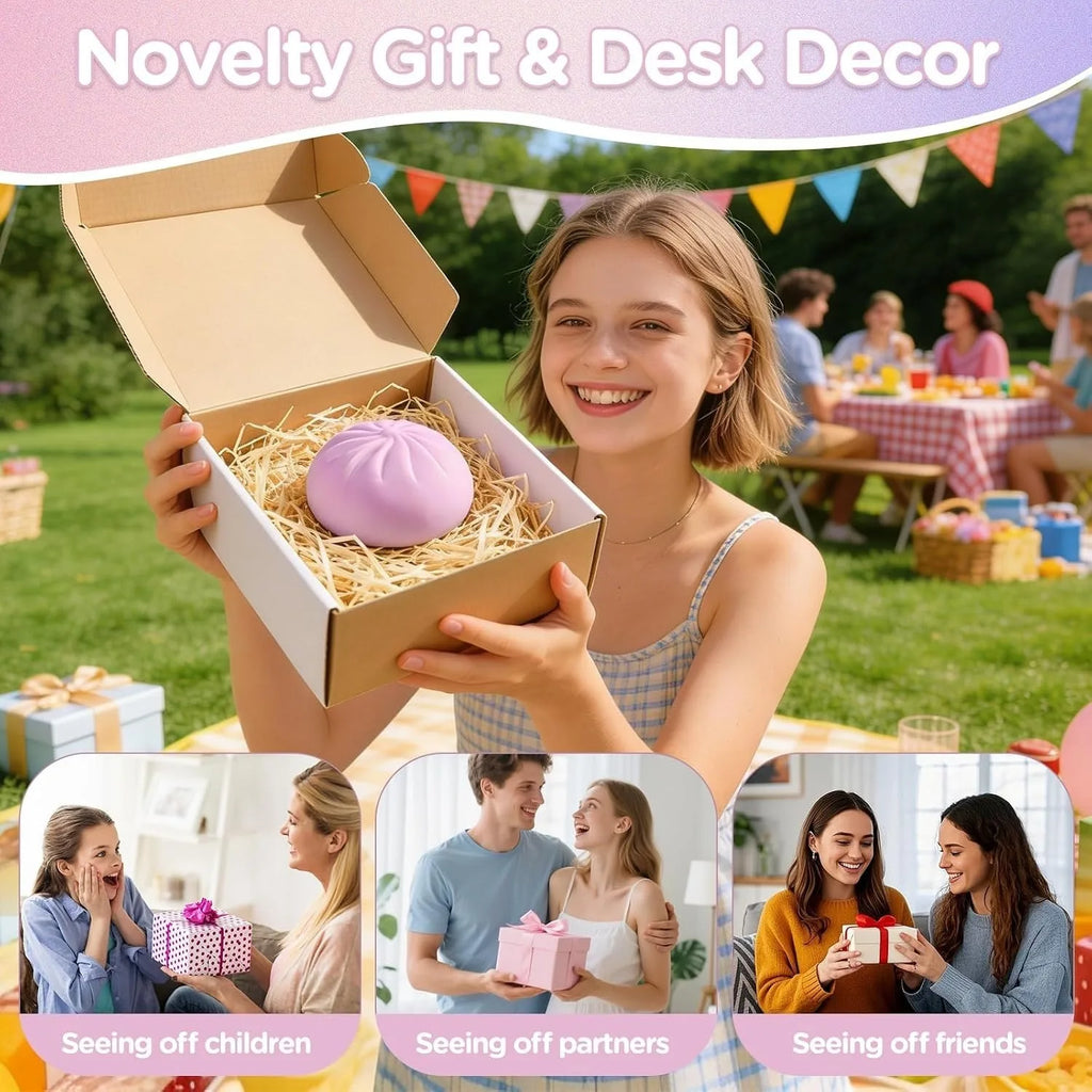 Mystery Dumpling Squishy Box — Pink Edition