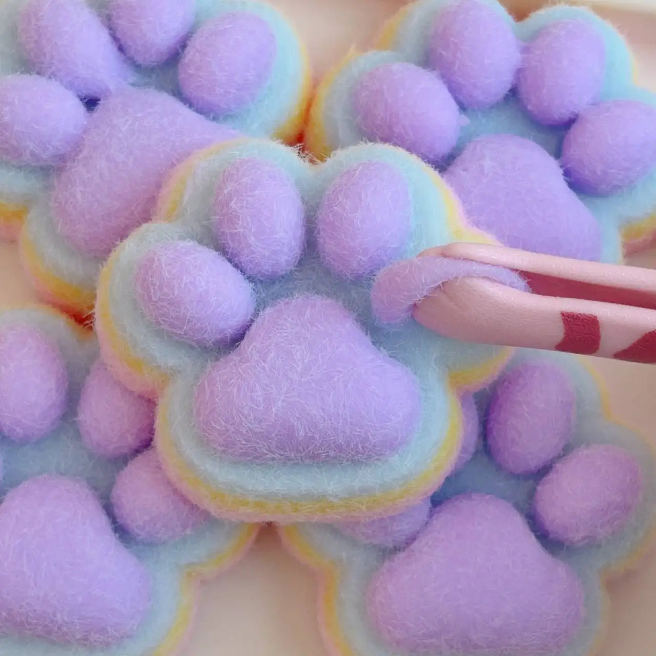 Cat Paw Mochi Taba Squishy Fidget Toy — Slow Rebound Stress Gift