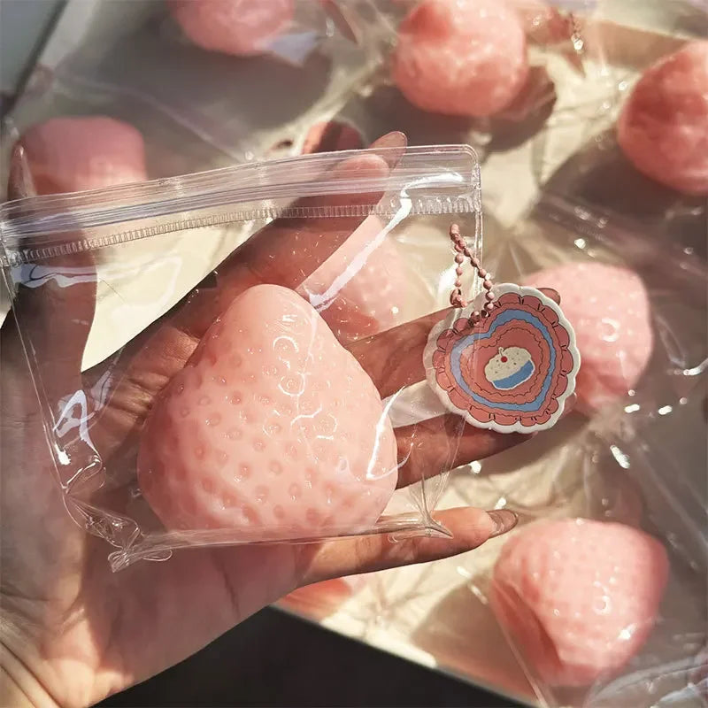 Big Strawberry Squishy Toy