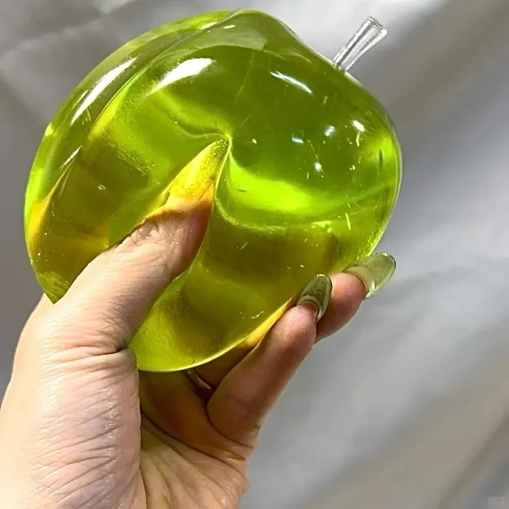 Green Apple Maltose Squishy Ball — Slow Rebound Toy