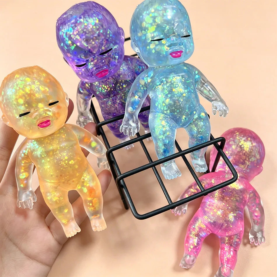 Glitter Baby Squishy — Slow Rebound Fidget Toy