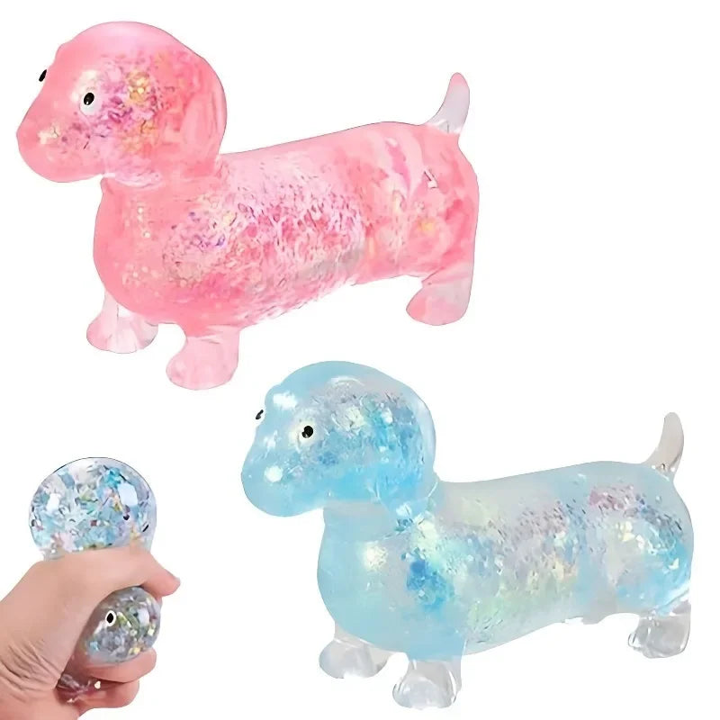 Sparkling Sausage Dog Squishy