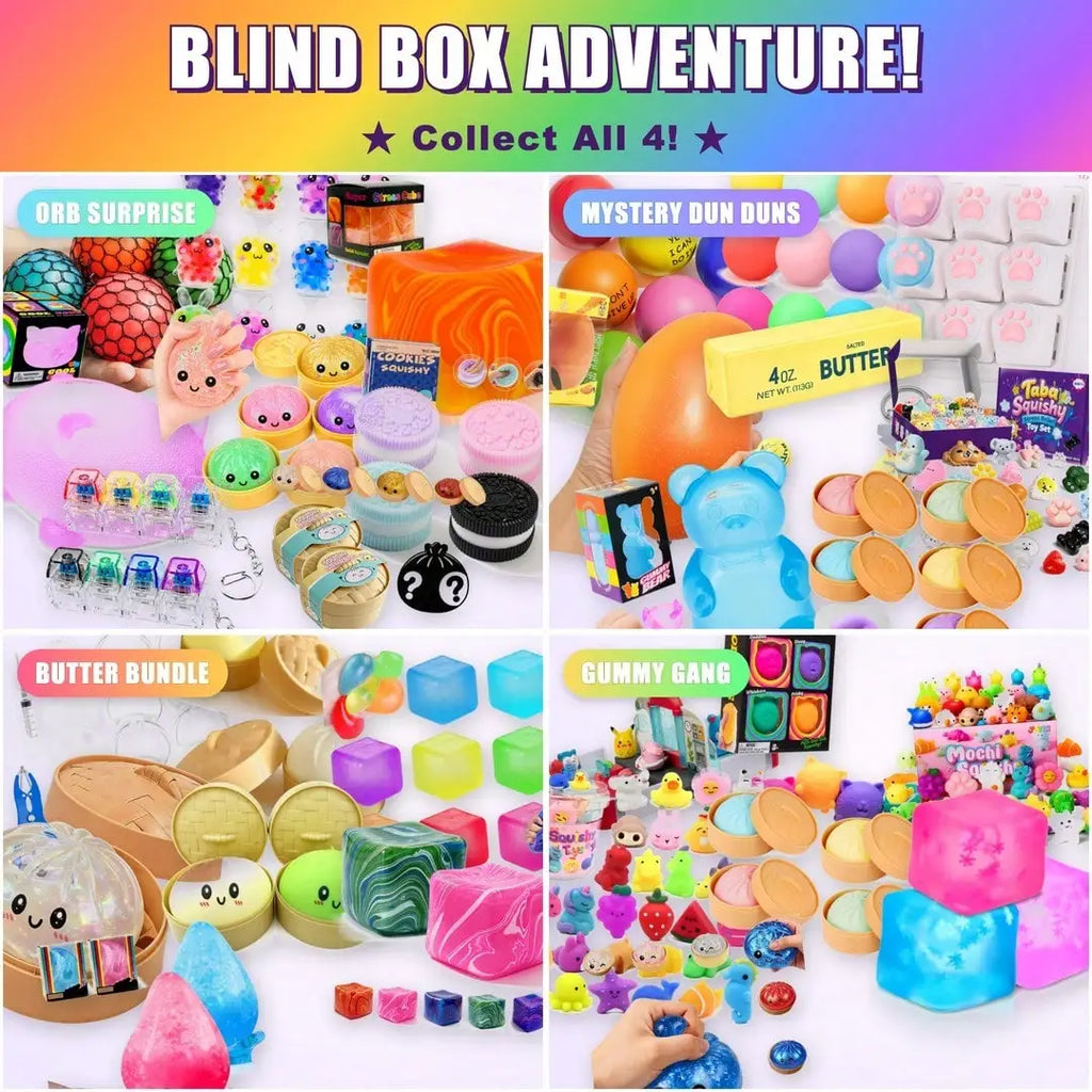 Mystery Squishy Blind Box — 100 Styles (Random)