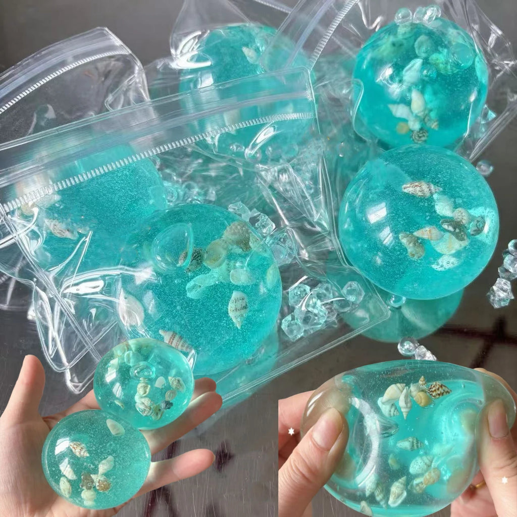 Ocean Stress Ball Squishy — Autism Sensory Maltose Water Fidget Toy