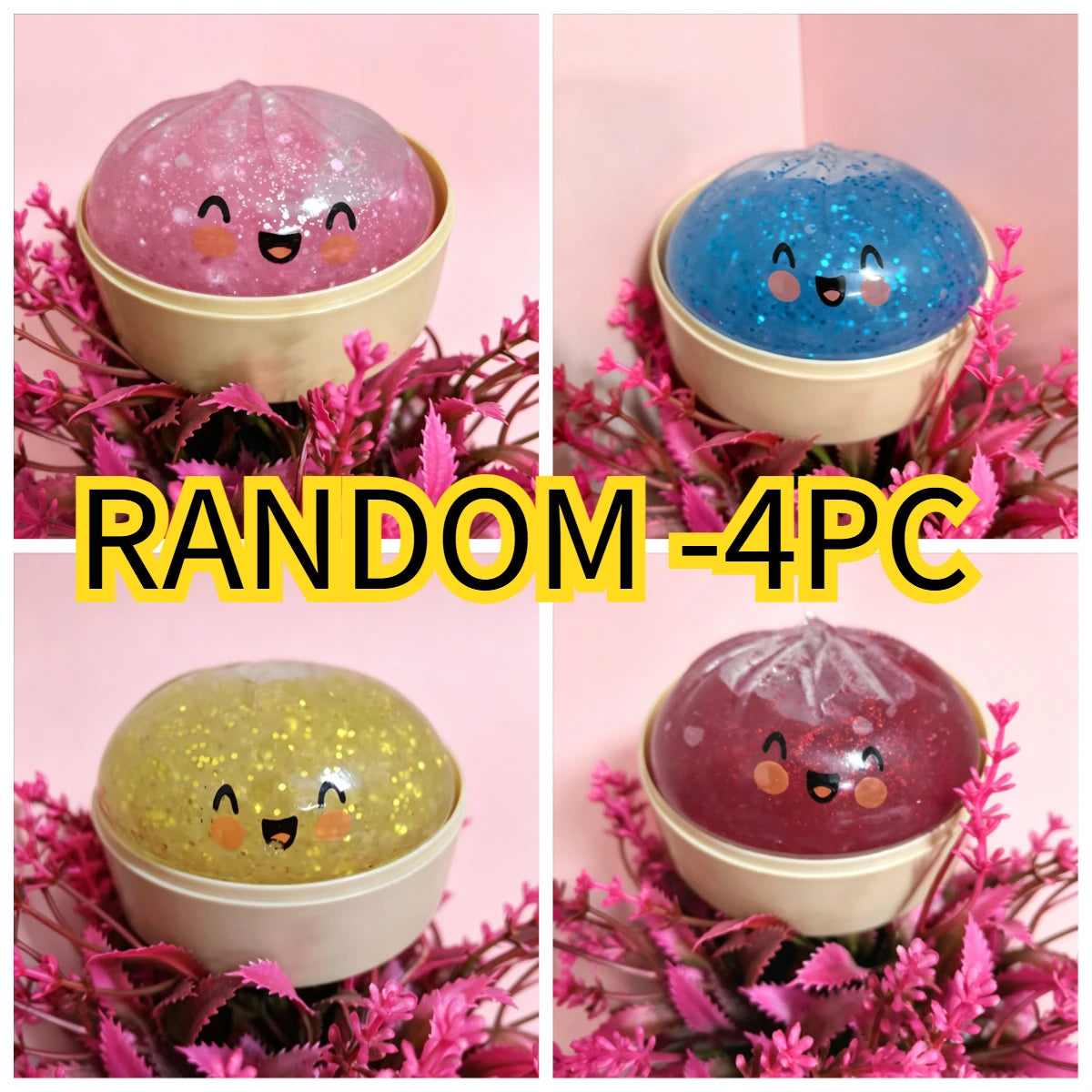 Colorful Dumpling Squishy Blind Box — Slow Rebound Sensory Toy